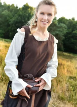 Mittelalter Carmen-Bluse, natur