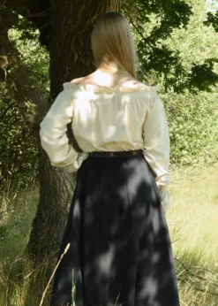 Mittelalter Carmen-Bluse, natur
