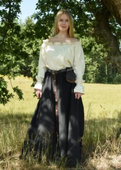 Mittelalter Carmen-Bluse, natur