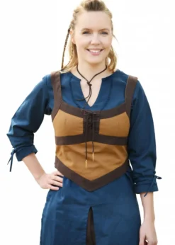 Mittelalter Corsage Kenna, braun
