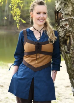 Mittelalter Corsage Kenna, braun