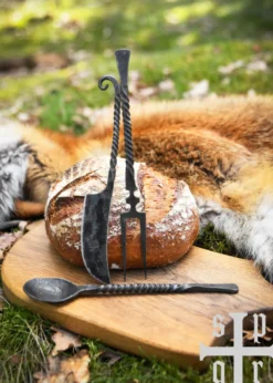 Mittelalter-Essbesteck, 3-teilig, handgeschmiedet