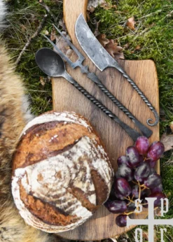 Mittelalter-Essbesteck, 3-teilig, handgeschmiedet