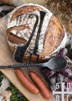 Mittelalter-Essbesteck, 3-teilig, handgeschmiedet