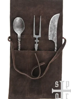 Mittelalter-Essbesteck, 3-teilig, handgeschmiedet