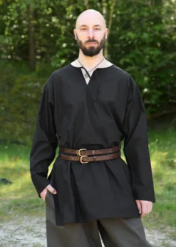 Mittelalter Gürtel - Doppelgürtel aus Leder
