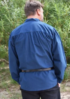 Mittelalter-Hemd Ludwig, blau
