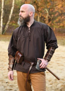 Mittelalter-Hemd Ludwig, braun
