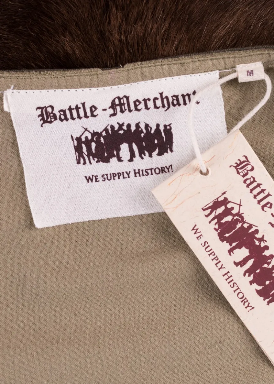 Mittelalter Jacke Griselda aus Samt, grün