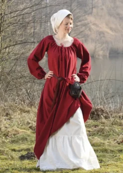 Mittelalterkleid Ana, rot