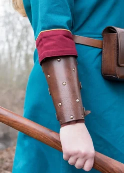 Mittelalterkleid Gesine aus Canvas, petrol