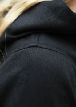 Mittelalter Kleid Isra mit Trompetenärmeln, schwarz