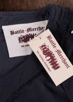 Mittelalterkleid Marit mit Schnürungen, dunkelblau