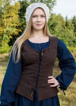 Mittelalter Korsage Tilda, braun