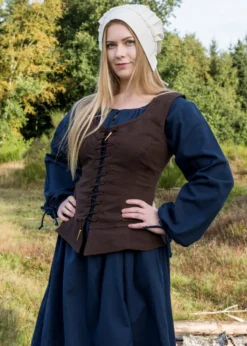 Mittelalter Korsage Tilda, braun