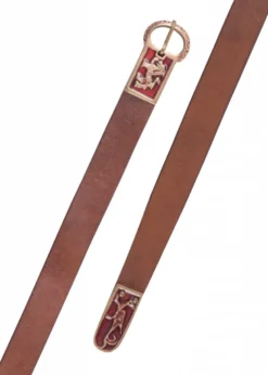 Mittelalter Langgürtel mit Greif und Löwenmotiv
