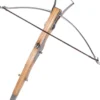 Mittelalterliche Armbrust aus Holz und Stahl, inkl. 3 Bolzen aus Holz