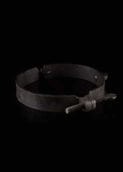 Mittelalterliche Halsschelle, handgeschmiedet
