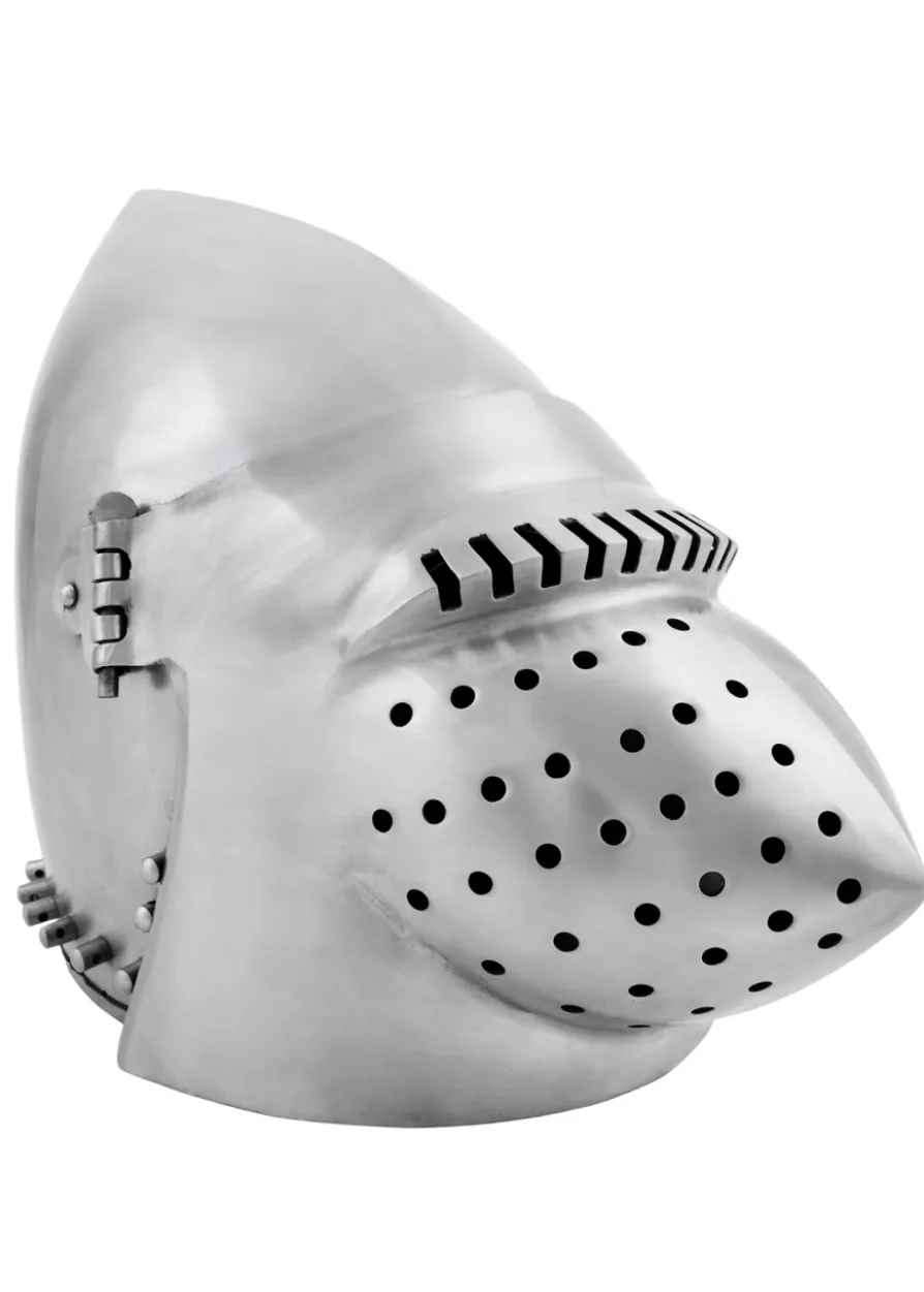 Mittelalterliche Hundsgugel, Schloss Churburg, Spätes 14. Jh. 1,6 mm Stahl