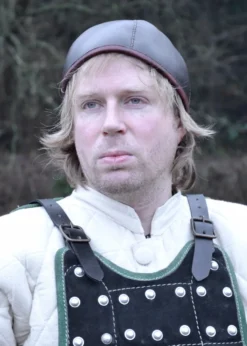 Mittelalterliche Lederkappe