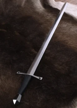 Mittelalterlicher Einhänder mit Kreuz, Stahl