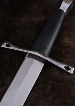 Mittelalterlicher Einhänder mit Kreuz, Stahl