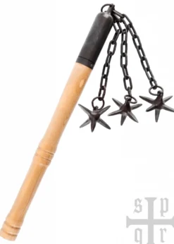 Mittelalterlicher Flegel mit drei Sternen
