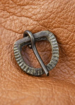 Mittelalterliche Riemenschnalle aus Messing