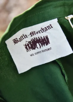 Mittelalterlicher Rock, weit ausgestellt, grün