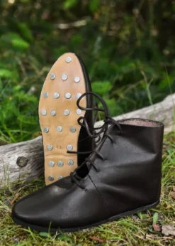 Mittelalterliche Schnürschuhe, halbhoch