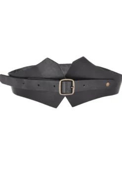 Mittelalter Miedergürtel aus Leder, schwarz