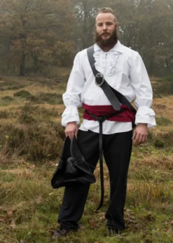Mittelalter Piratenhemd Henry, weiß