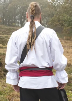 Mittelalter Piratenhemd Henry, weiß