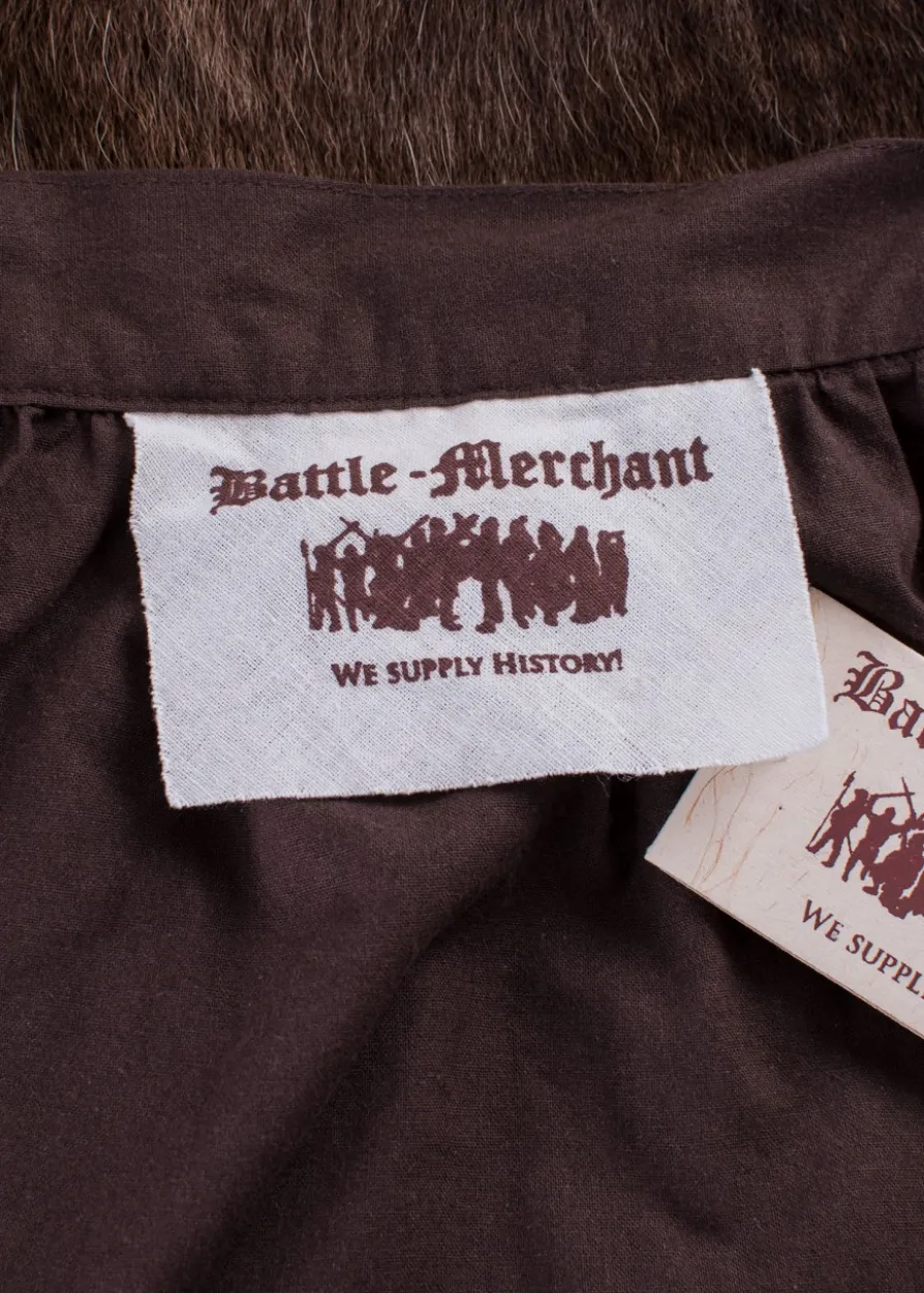 Mittelalter Schürze, braun