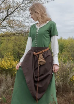 Mittelalter Schürze, braun