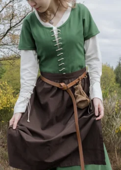 Mittelalter Schürze, braun