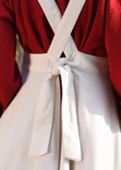 Mittelalter-Schürze Ruth, natur, One-Size