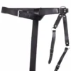 Mittelalter Schwertgürtel aus schwarzem Leder