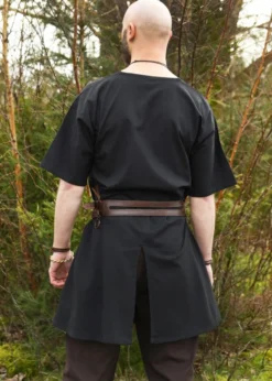Mittelalter-Tunika Jasper, kurzarm, schwarz