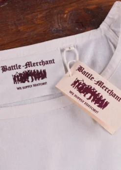 Mittelalter-Unterkleid Burglinde mit Trompetenärmeln, natur