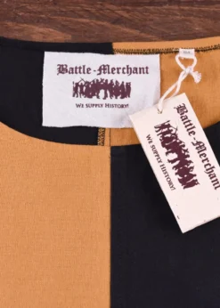 Mittelalter Waffenrock Eckhart, Mi-Parti, gelb/schwarz