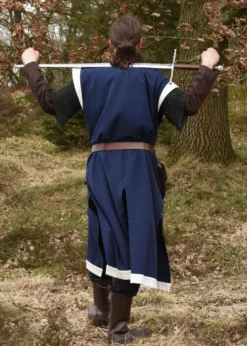 Mittelalter Waffenrock Eckhart, blau/natur