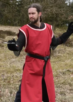 Mittelalter Waffenrock Eckhart, rot/natur