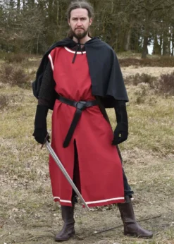 Mittelalter Waffenrock Eckhart, rot/natur