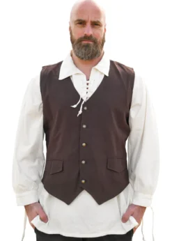 Mittelalter Weste Lasse, braun