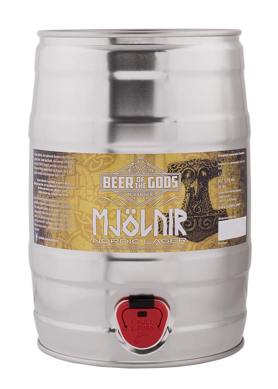 Mjölnir - Nordic Lager, 0,33l Flasche - Wacken Brauerei