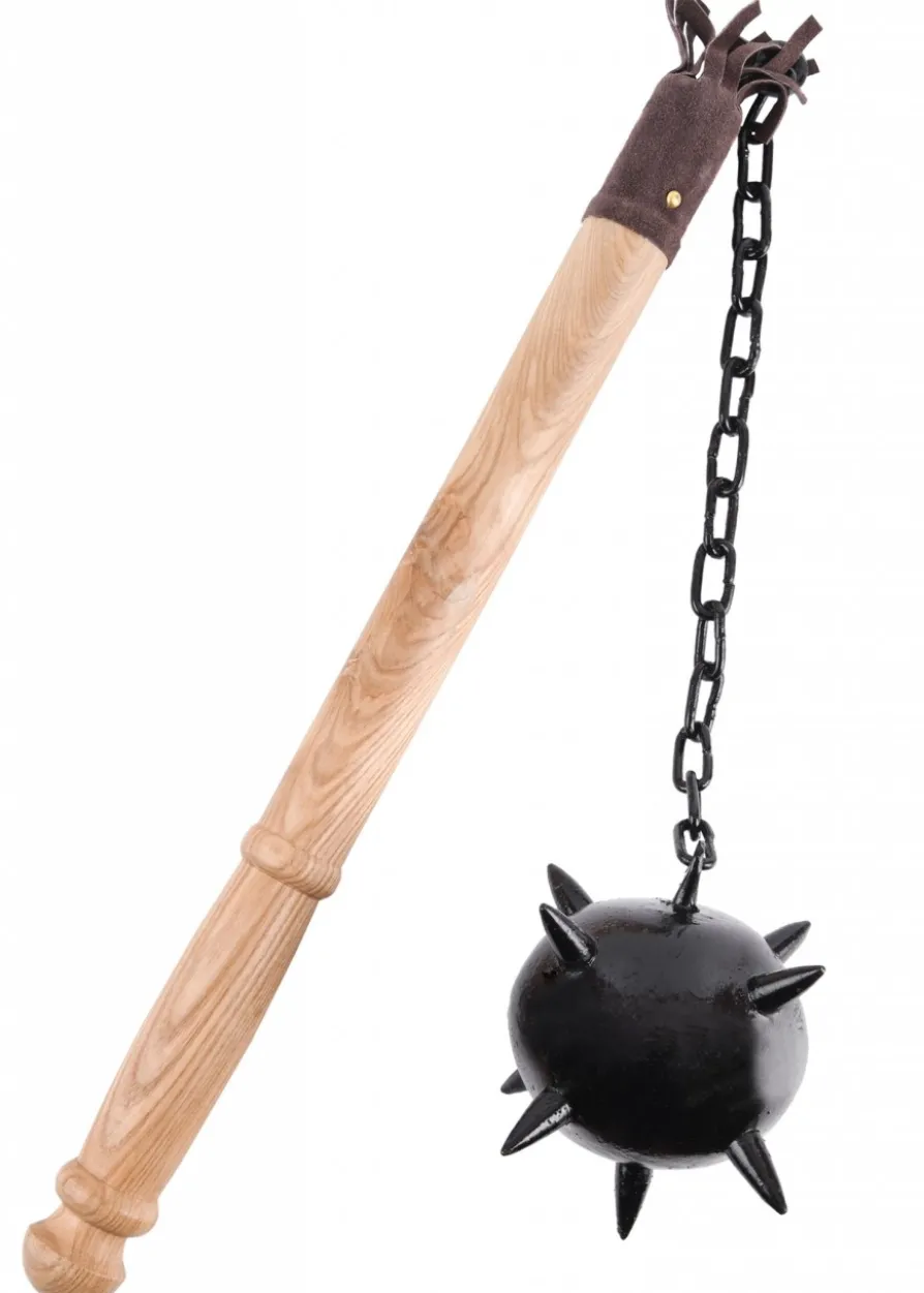 Morgenstern mit einer Eisenkugel