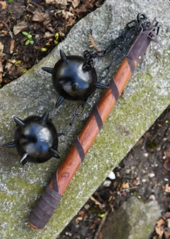 Morgenstern mit 2 Kugeln