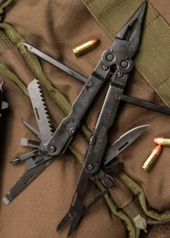 Multitool Powerlock EOD, Schwarz, Nylonscheide, SOG
