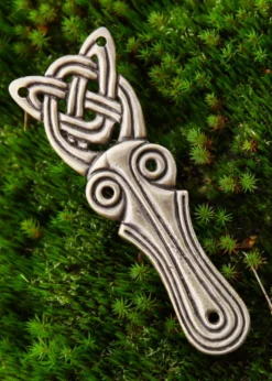 Nasenstück (Nasal) aus Messing, Nordischer Drache, Beschlag für DIY-Projekte